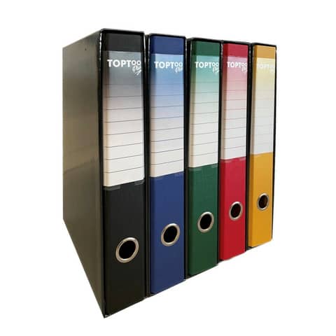 Registratore protocollo TOPToo Plus in PPL dorso 5 cm - 28,5x34,3 cm giallo RTXP5GI